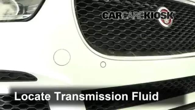 2017 Jaguar XE Premium 3.0L V6 Supercharged Líquido de transmisión Controlar nivel de líquido